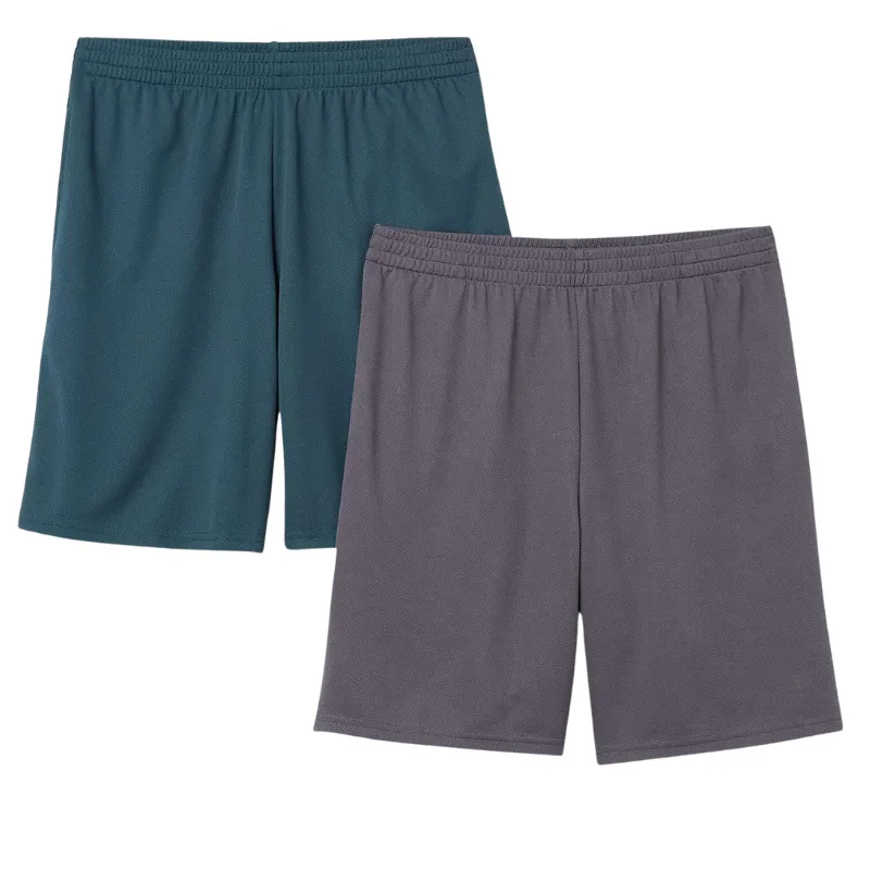 2 Pieces Versatile Loose Fit Shorts – Lightweight Comfort for Workouts