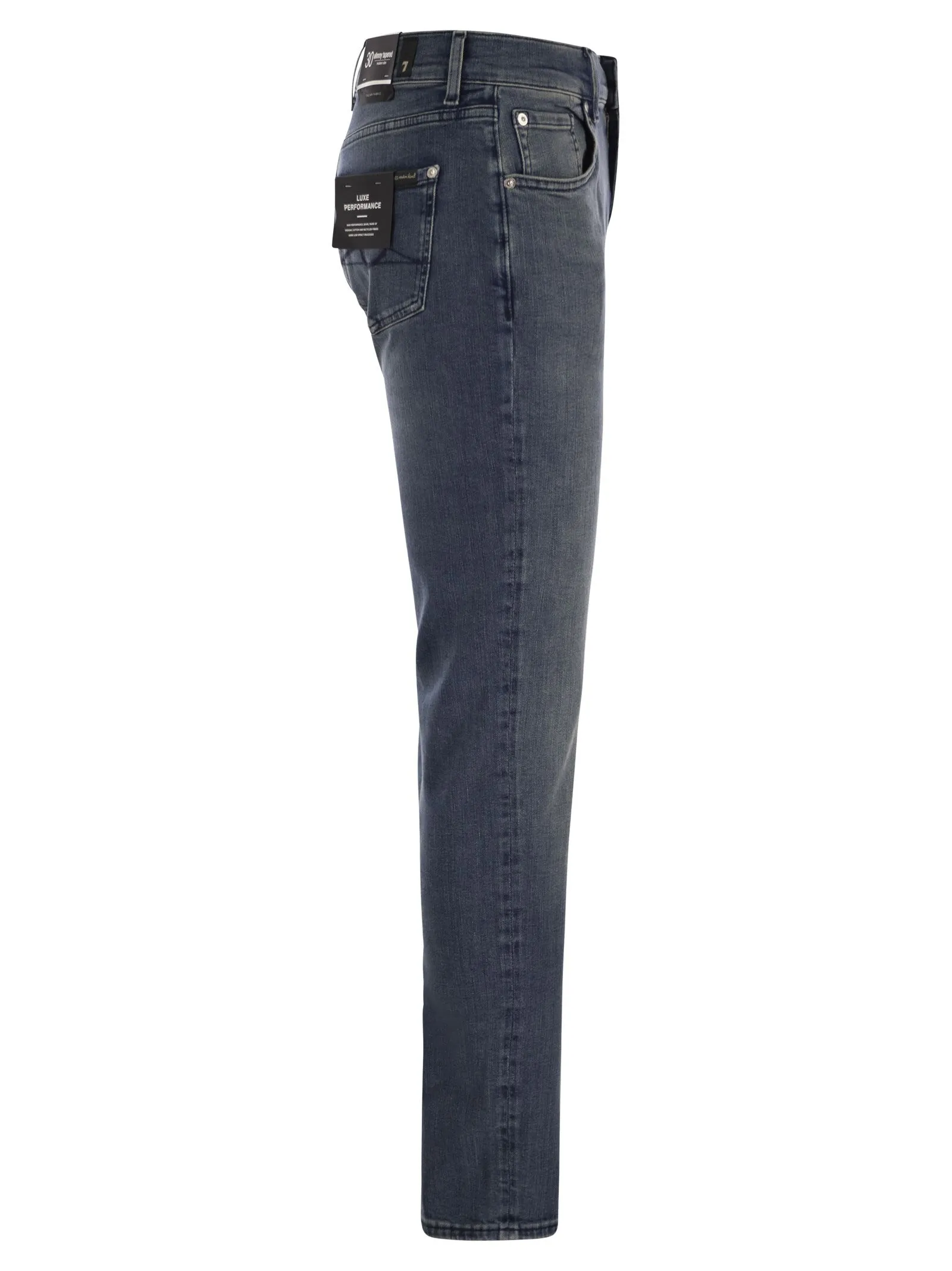 7 For All Mankind Slimmy Tapered Globe Skinny Medium Waisted Jeans