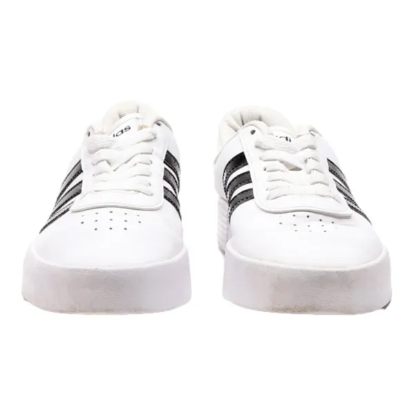ADIDAS Platform Trainers White Leather Mens UK 5.5
