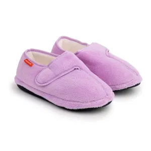 ARCHLINE Orthotic Plus Slippers Closed Scuffs Pain Relief Moccasins - Lilac - EU 35