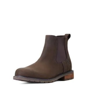 Ariat Men's 6" Groundbreaker Chelsea Java Brown Waterproof Round Toe Ankle Boot