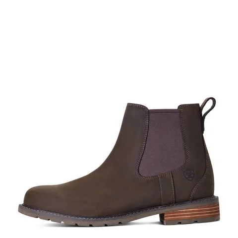 Ariat Men's 6" Groundbreaker Chelsea Java Brown Waterproof Round Toe Ankle Boot