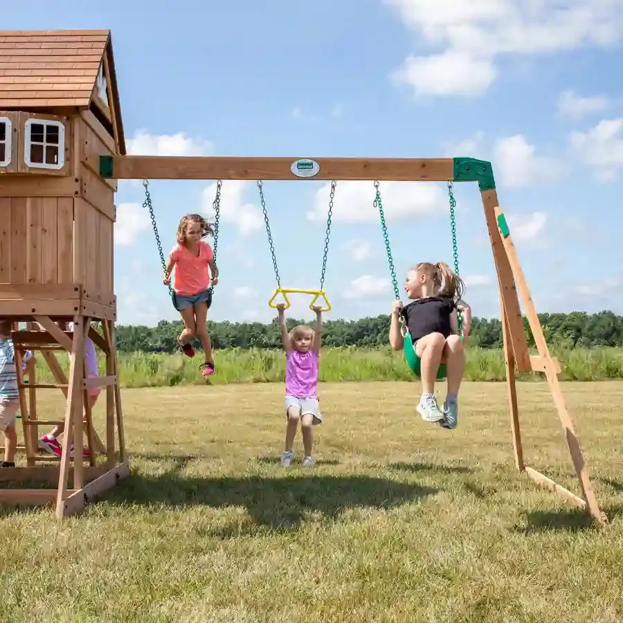 Backyard Discovery Montpelier Wooden Swing Set
