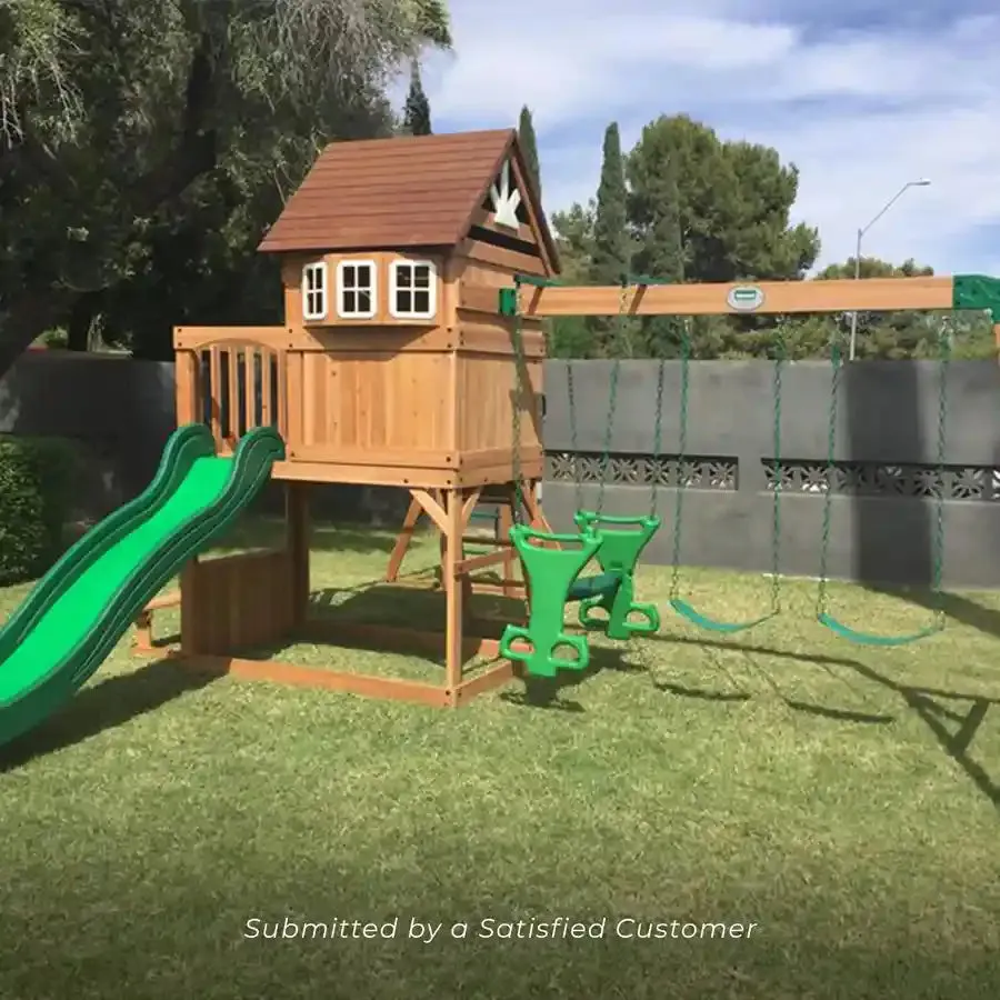 Backyard Discovery Montpelier Wooden Swing Set