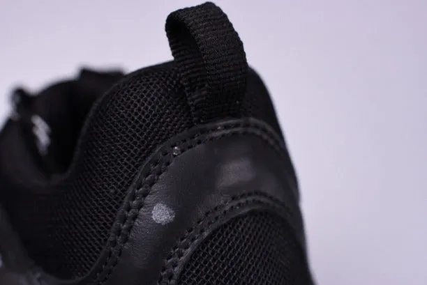BalenciagaWMNS Vintage Triple S Trainers - Triple Black Distressed