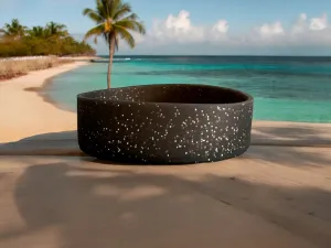 Black Glitter | Silicone Tumbler Bumper