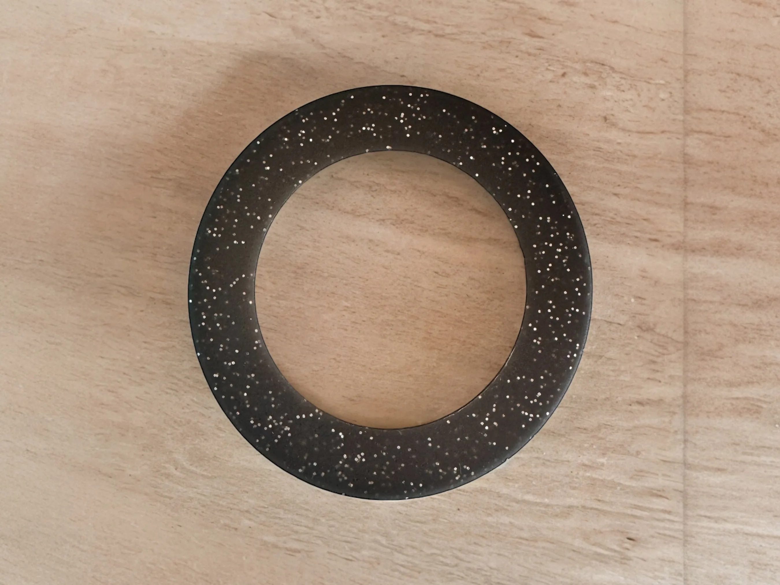 Black Glitter | Silicone Tumbler Bumper