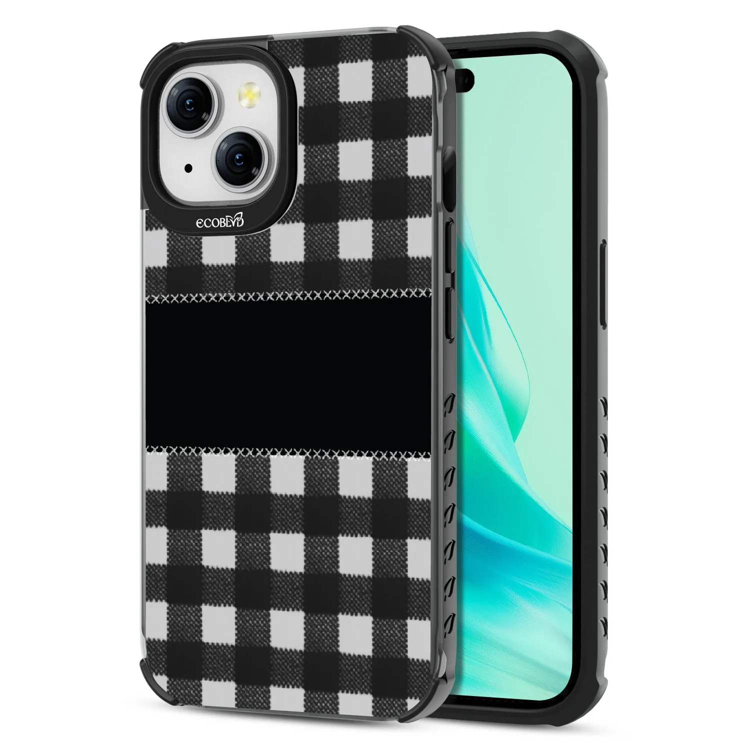 Charcoal Checker - Laguna Collection Case for Apple iPhone 15