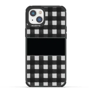 Charcoal Checker - Laguna Collection Case for Apple iPhone 16e, 14, 13