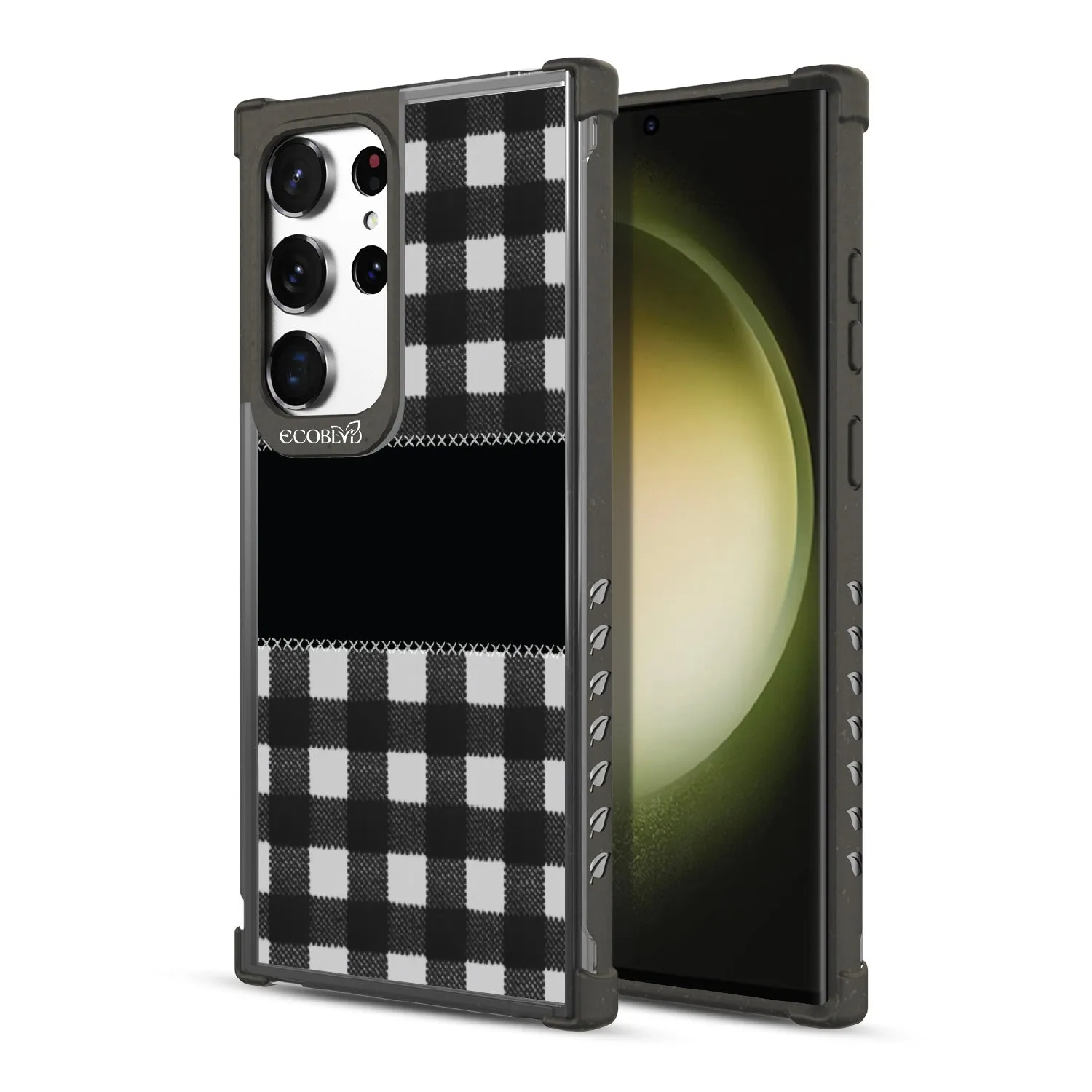 Charcoal Checker - Laguna Collection Case for Samsung Galaxy S23 Ultra