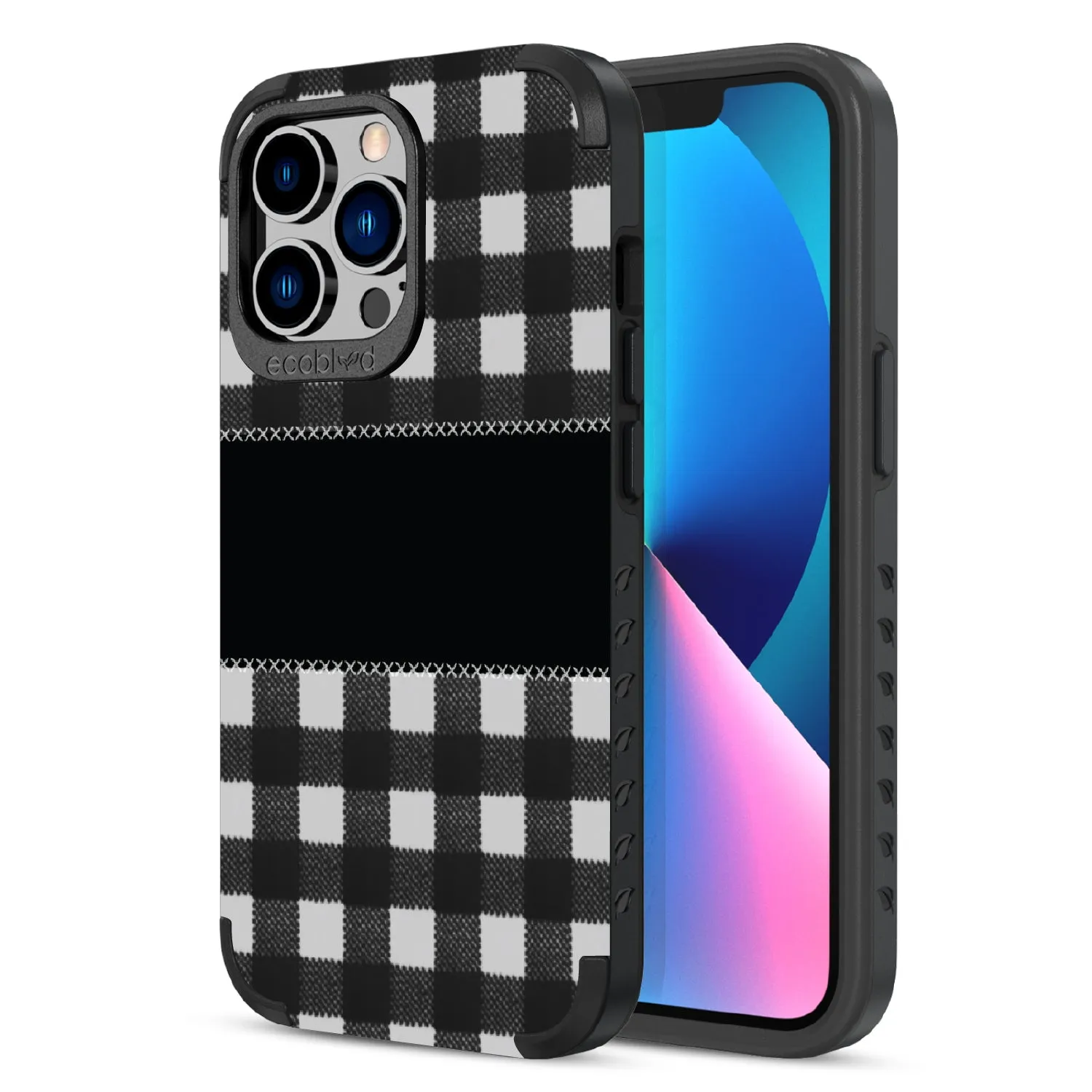 Charcoal Checker - Mojave Collection Case for Apple iPhone 13 Pro Max,  12 Pro Max