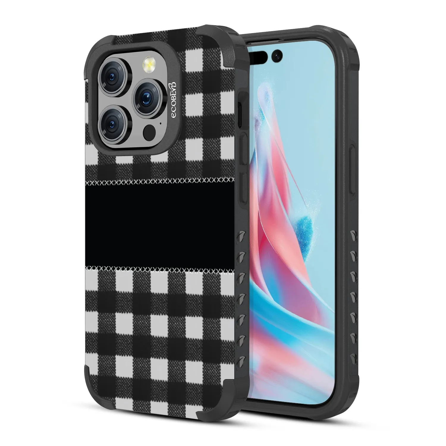 Charcoal Checker - Mojave Collection Case for Apple iPhone 15 Pro
