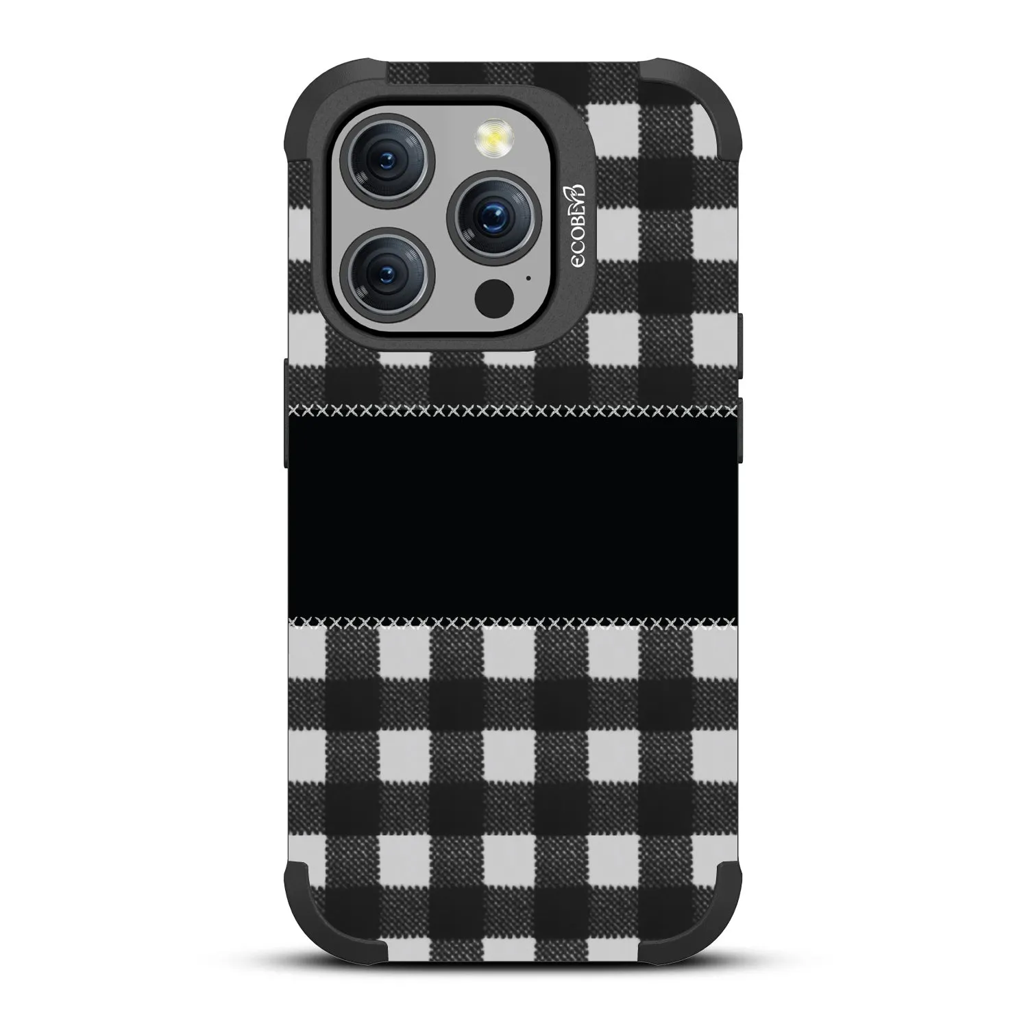 Charcoal Checker - Mojave Collection Case for Apple iPhone 15 Pro