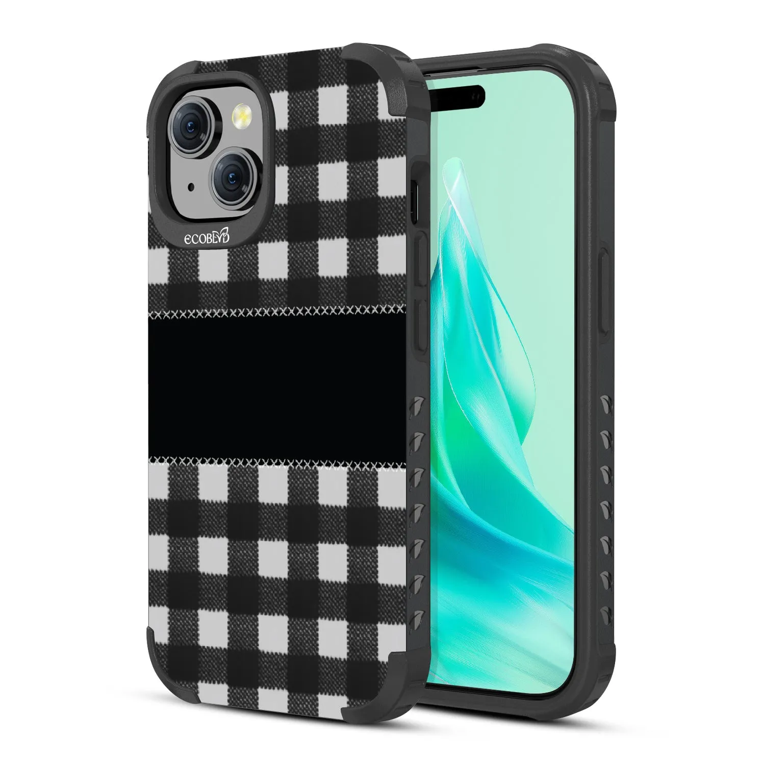 Charcoal Checker - Mojave Collection Case for Apple iPhone 15