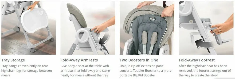 Chicco Polly Progress Relax 5-in-1 Highchair - Genesis