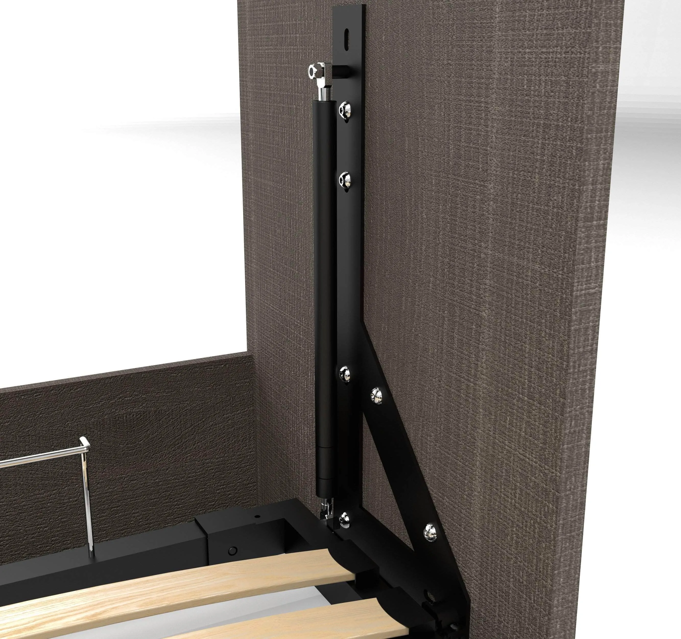 Cielo Queen Murphy Wall Bed and 2 Storage Cabinets with Drawers (124W) - Available in 2 Colours