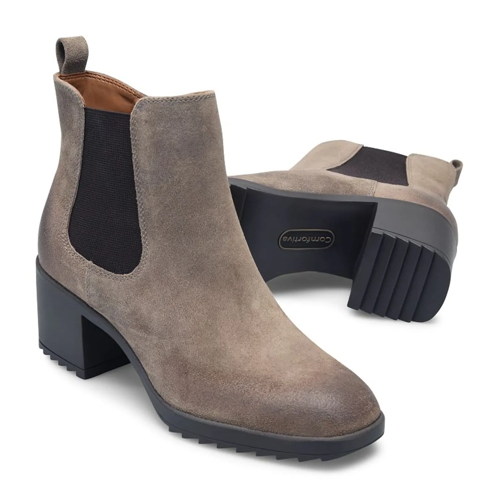 Comfortiva Hammond Ankle Boot (Women) - Taupe