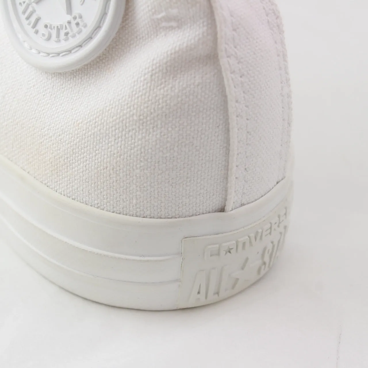 Converse All Star Hi White Mono Trainers