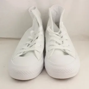 Converse All Star Hi White Mono Trainers