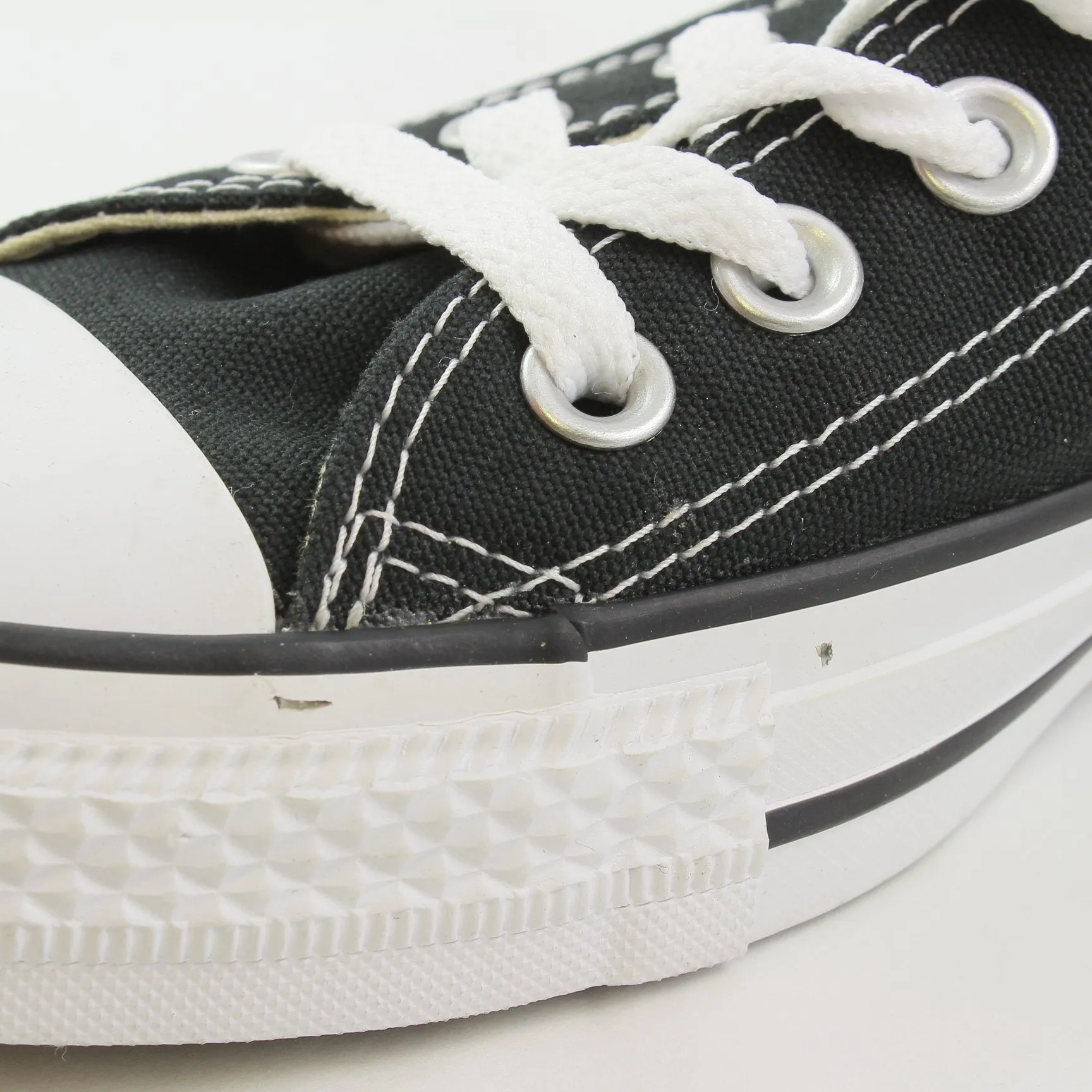 Converse All Star Low Black Canvas Trainers