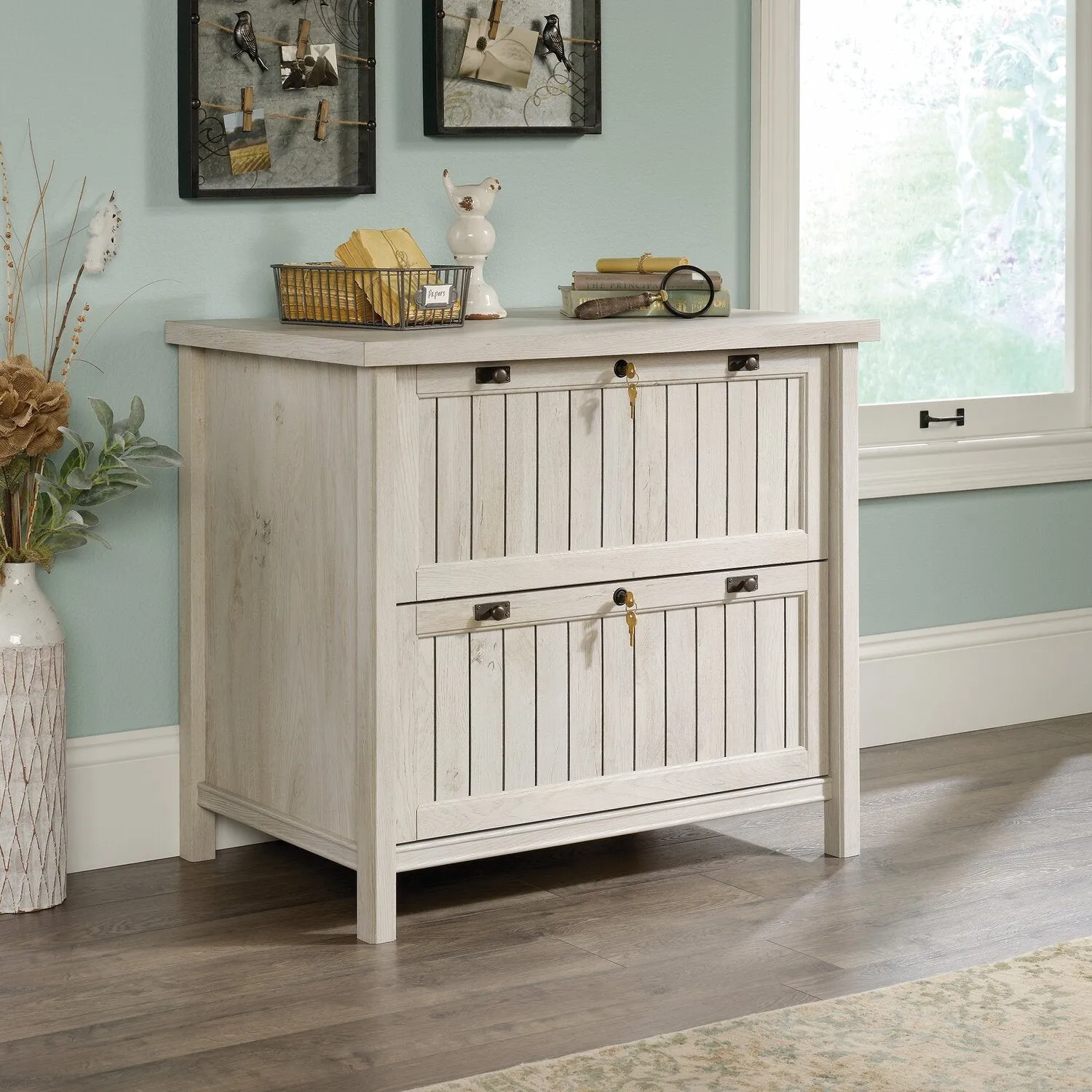 Darrington Filing Cabinet - Chalked Chestnut