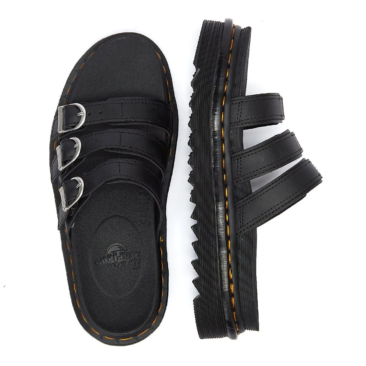 Dr. Martens Blaire Slide Hydro Womens Black Sandals