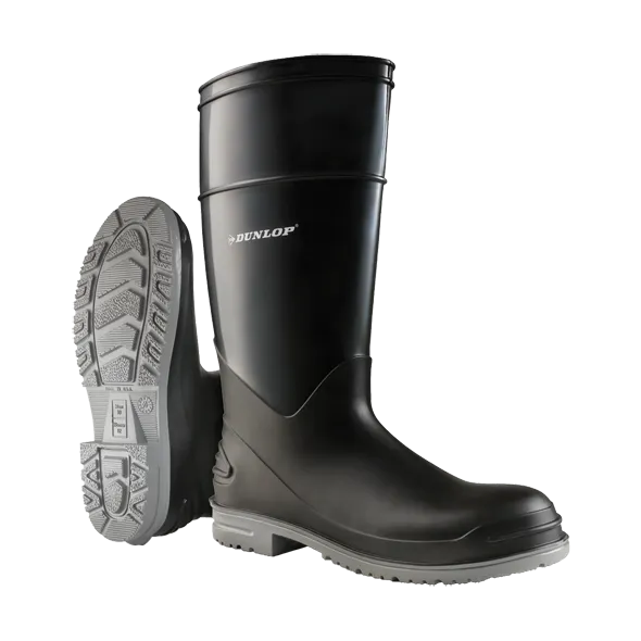 Dunlop 8968200 Goliath Men's Steel Toe Boots w-Steel Shank - Black