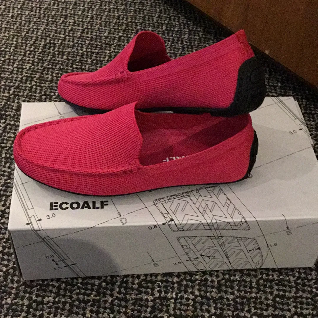 Ecoalf Womans Moccasins in fuscia