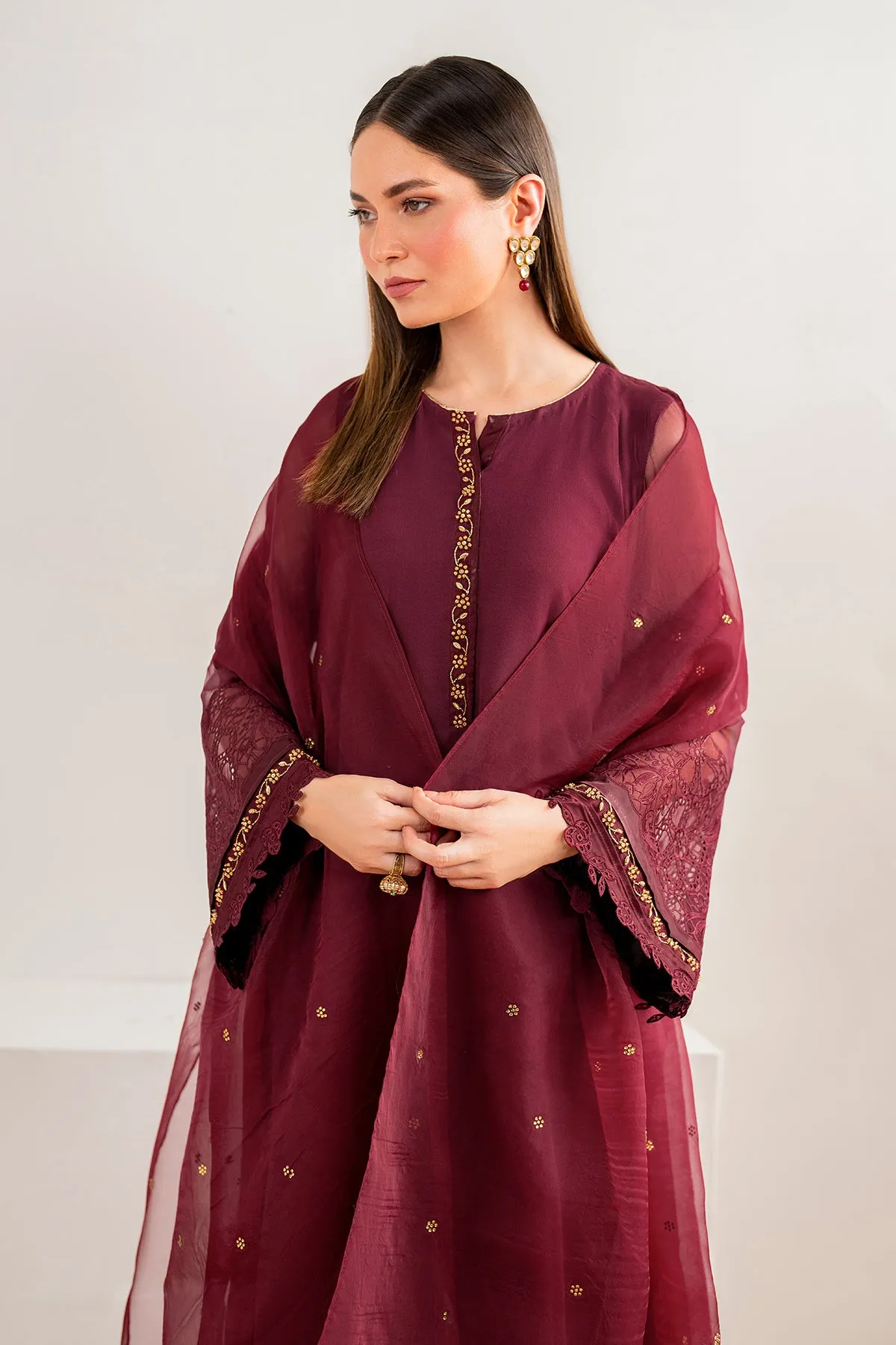 EMBROIDERED CHIFFON PR-981