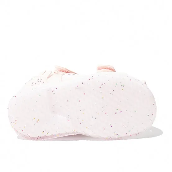 Girls' Pink Closed-Toe Sandals with Dots | AB235PINK