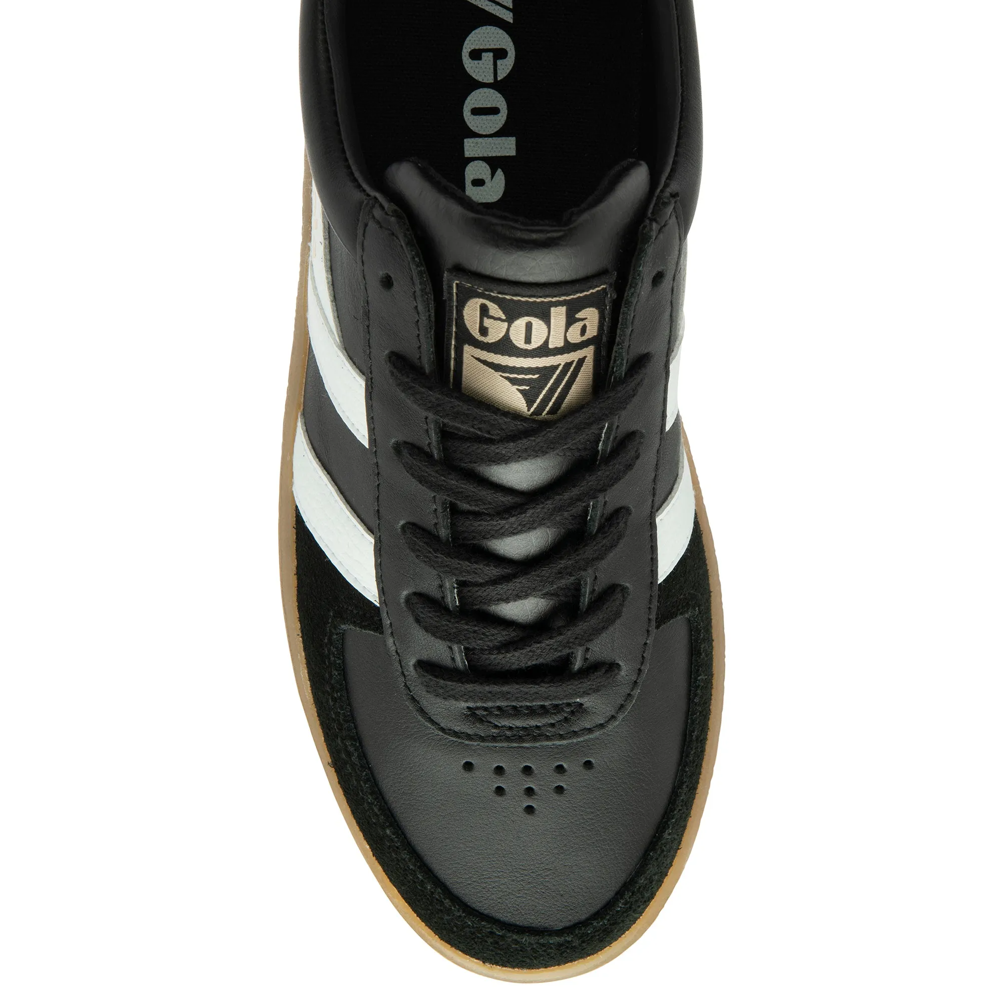 Gola Women's Trainers | Grandslam Elite | Black & Pink Gum