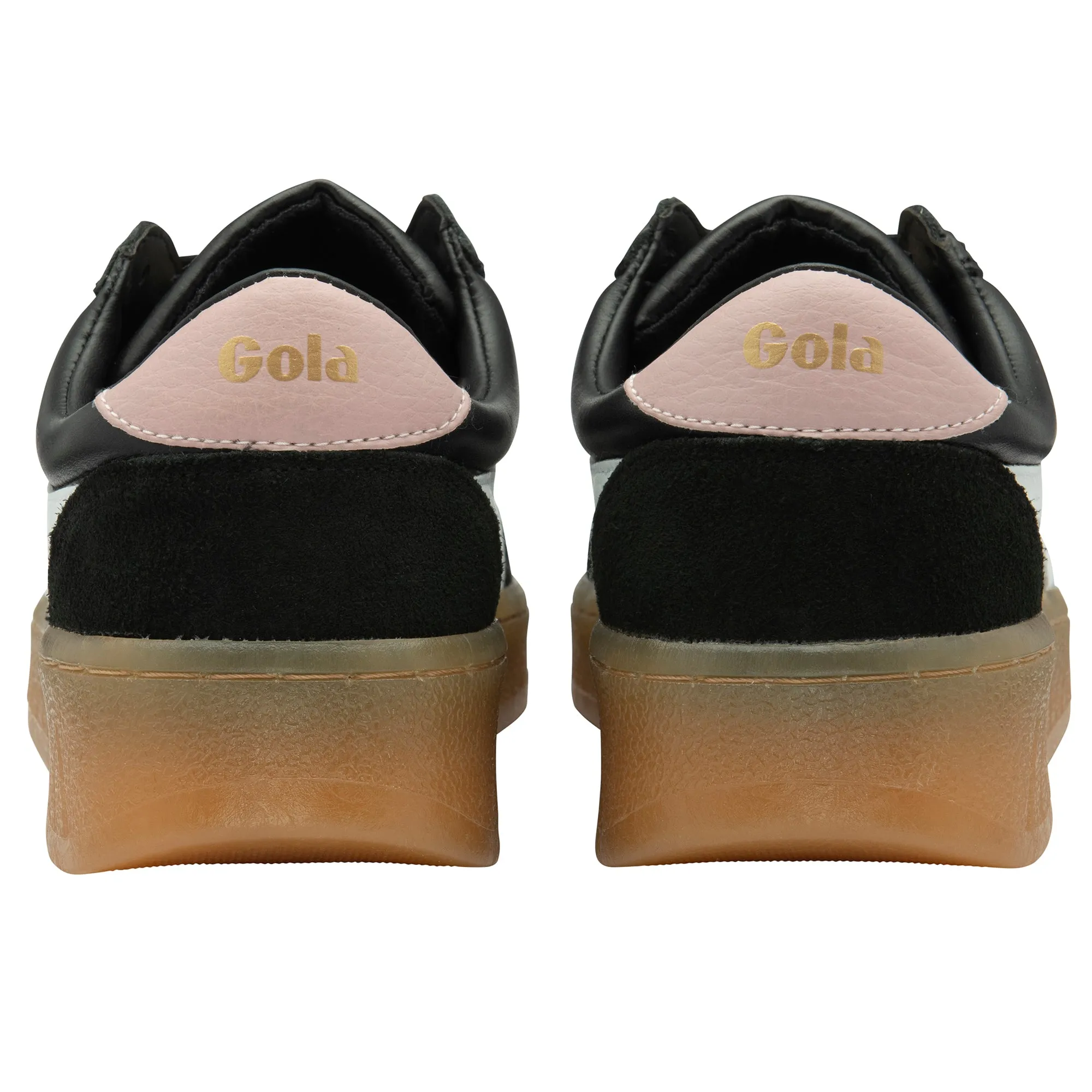 Gola Women's Trainers | Grandslam Elite | Black & Pink Gum