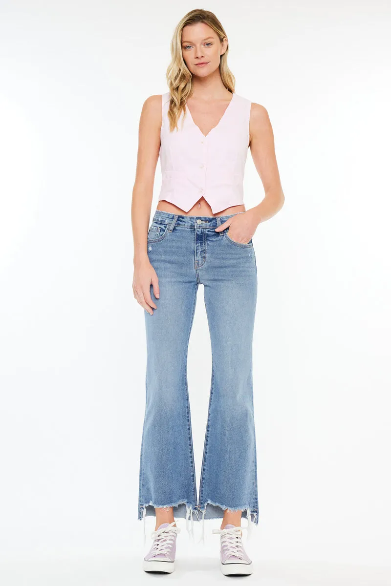 Gwen Essentials High Rise Wide Flare Jeans