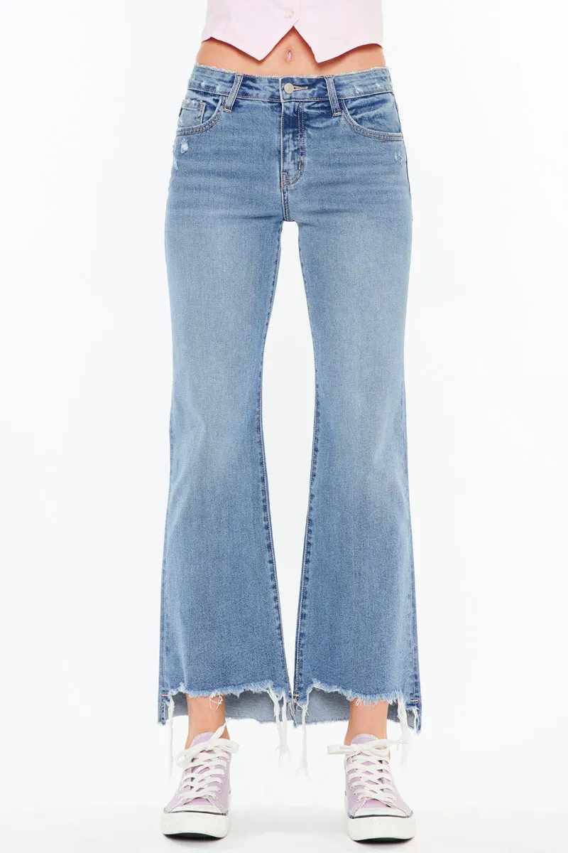 Gwen Essentials High Rise Wide Flare Jeans