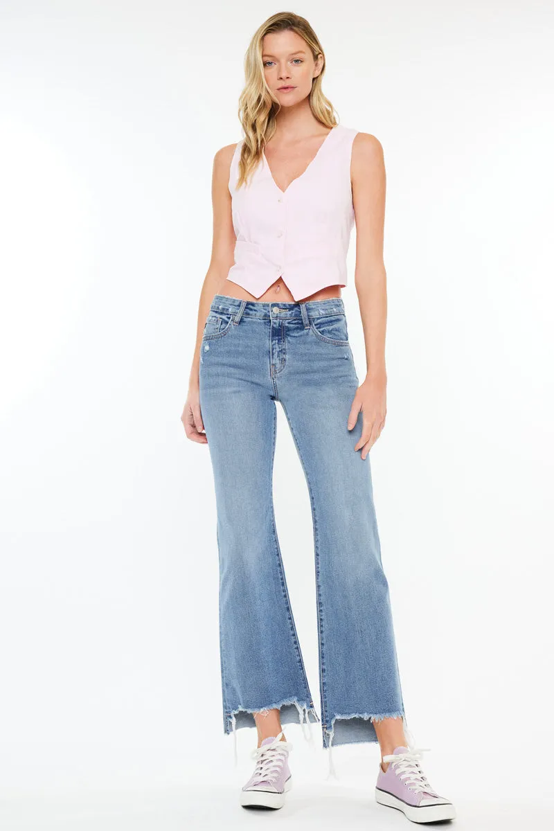 Gwen Essentials High Rise Wide Flare Jeans