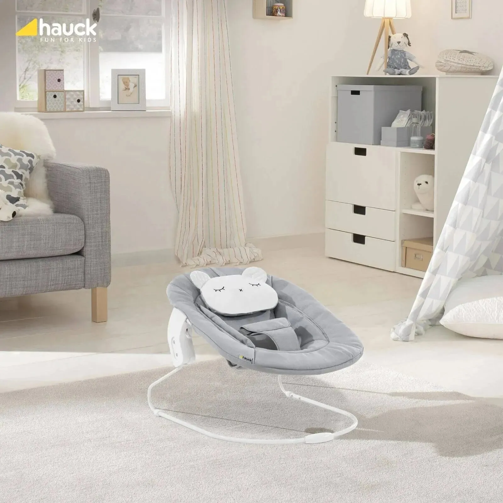 Hauck Alpha Bouncer 2-in-1 - Light Grey