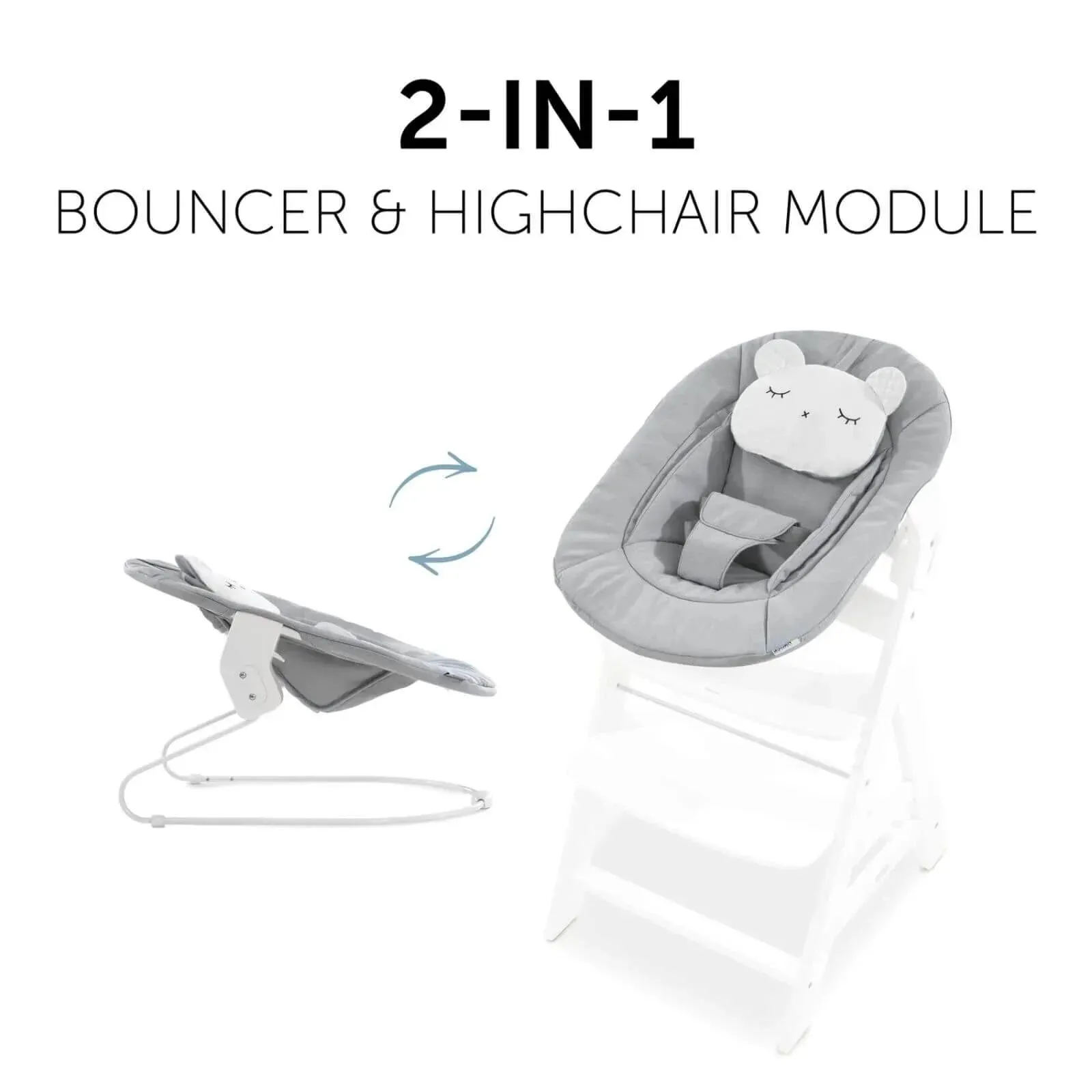 Hauck Alpha Bouncer 2-in-1 - Light Grey