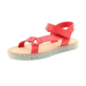Heavenly Feet "Noe Vegan" Recycled Sandal in Red