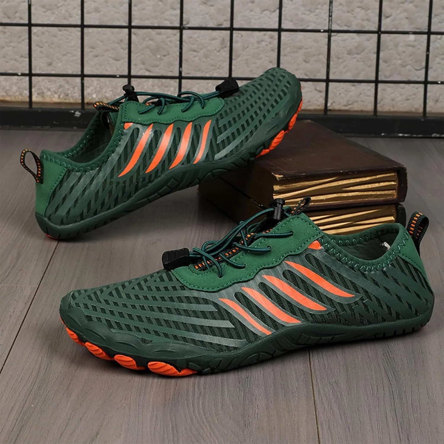 Hike Barefoot Shoes Womens Mens Pro Barefoot Shoes Breathable & Non-Slip Athletic Footwear Wide Toe Water Shoe Walking Barefoot Sneakers Unisex Running, Hiking and Daily Wear