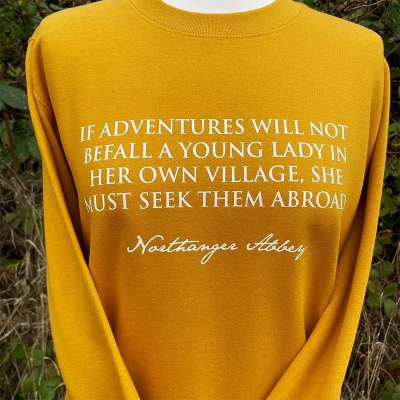 Jane Austen Northanger Abbey Sweater in Mustard