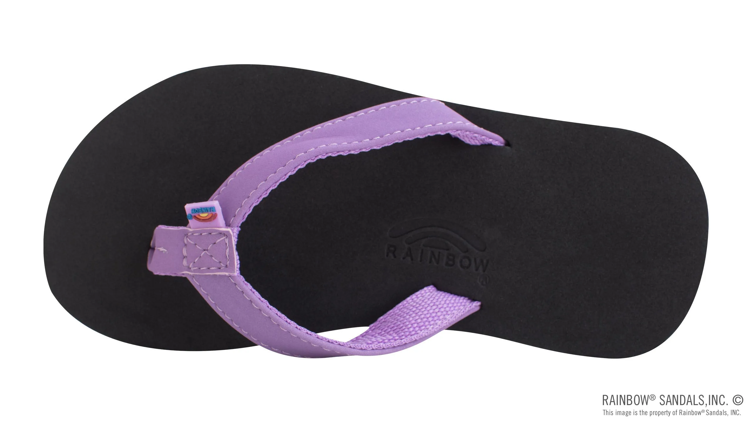 Kid's Grombows Soft Tops Narrow Strap Sandals in Purple Pinline