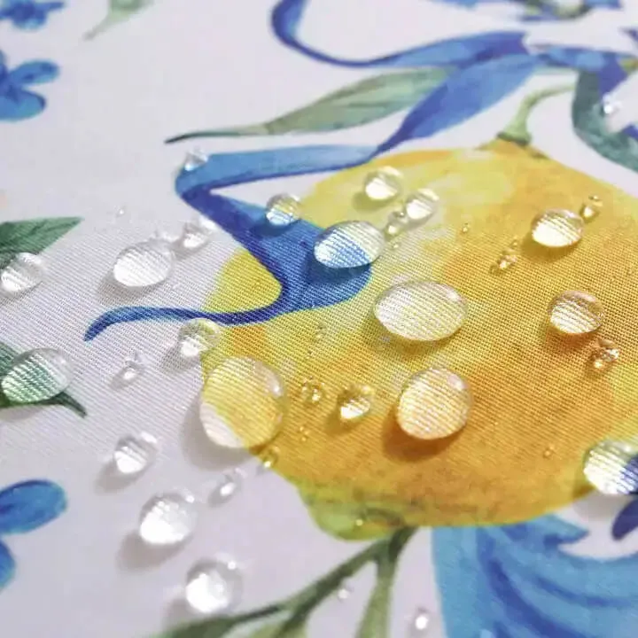 Lemon Tablecloth Wholesale, Wrinkle Resistant Summer Table Cover