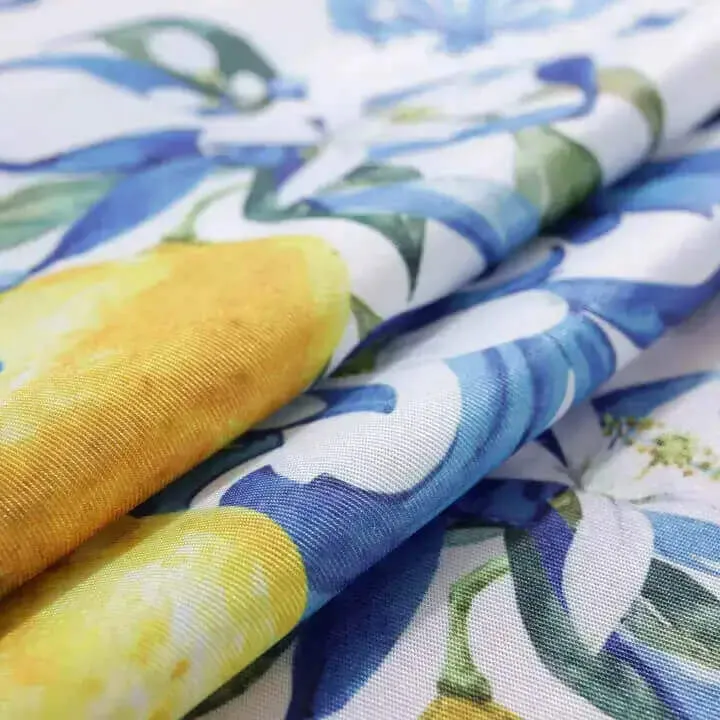Lemon Tablecloth Wholesale, Wrinkle Resistant Summer Table Cover