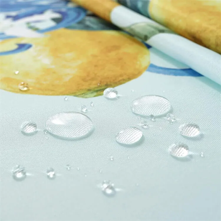 Lemon Tablecloth Wholesale, Wrinkle Resistant Summer Table Cover