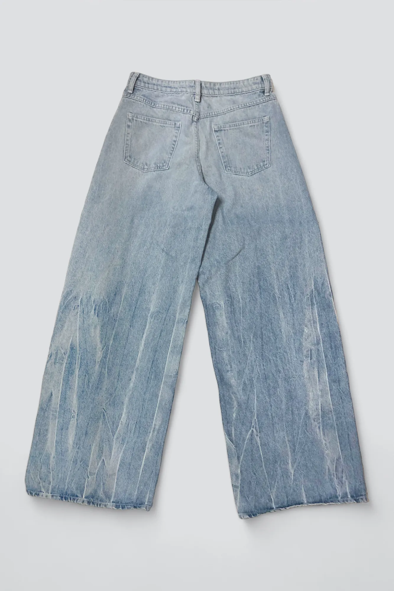 Light Wash Denim Baggy Jean V2