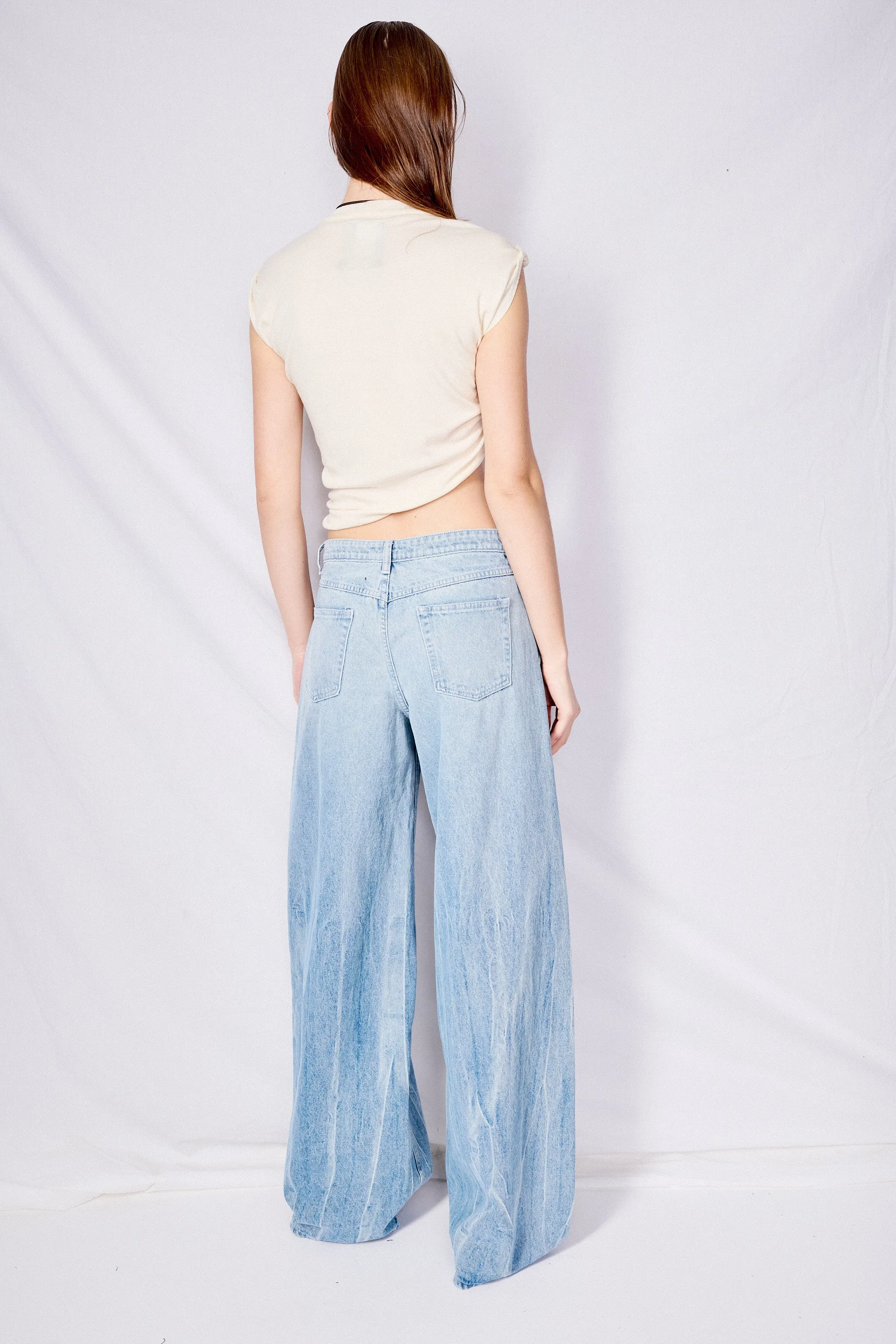 Light Wash Denim Baggy Jean V2