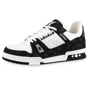 Louis Vuitton LV Trainer White Black White