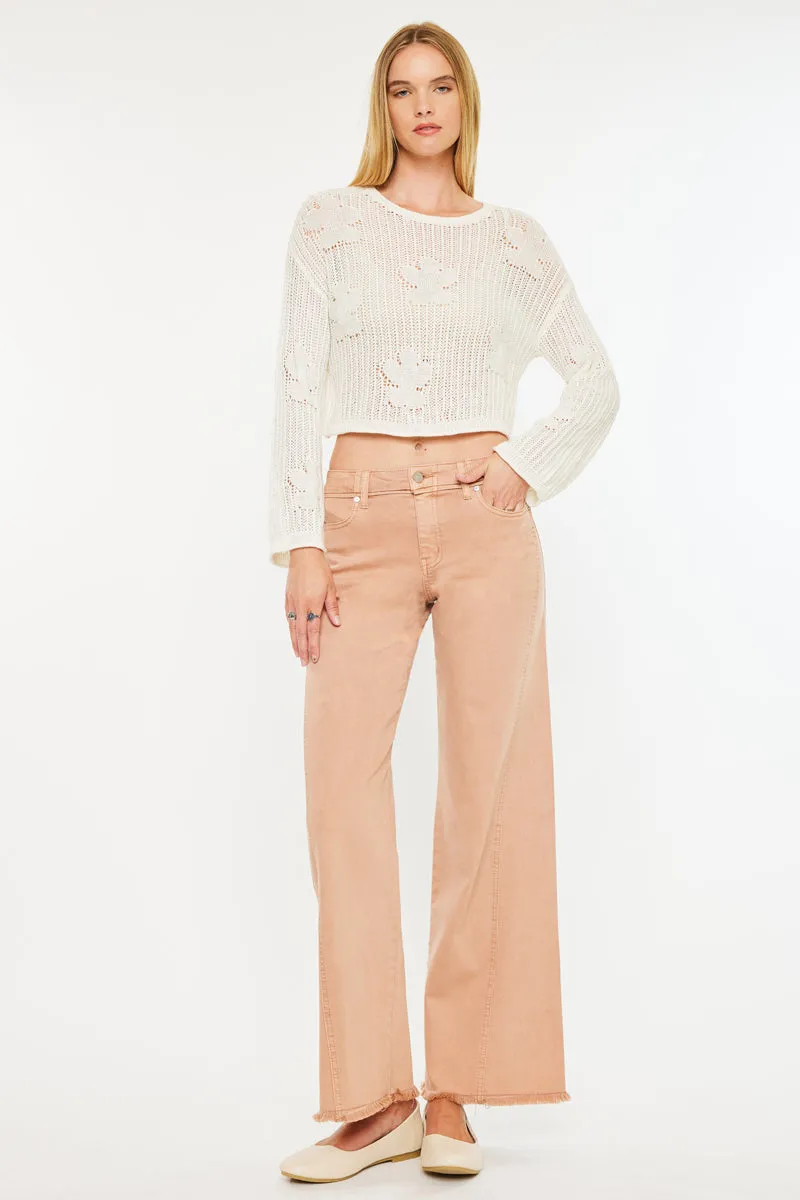 Marilu  High Rise Wide Leg Jeans