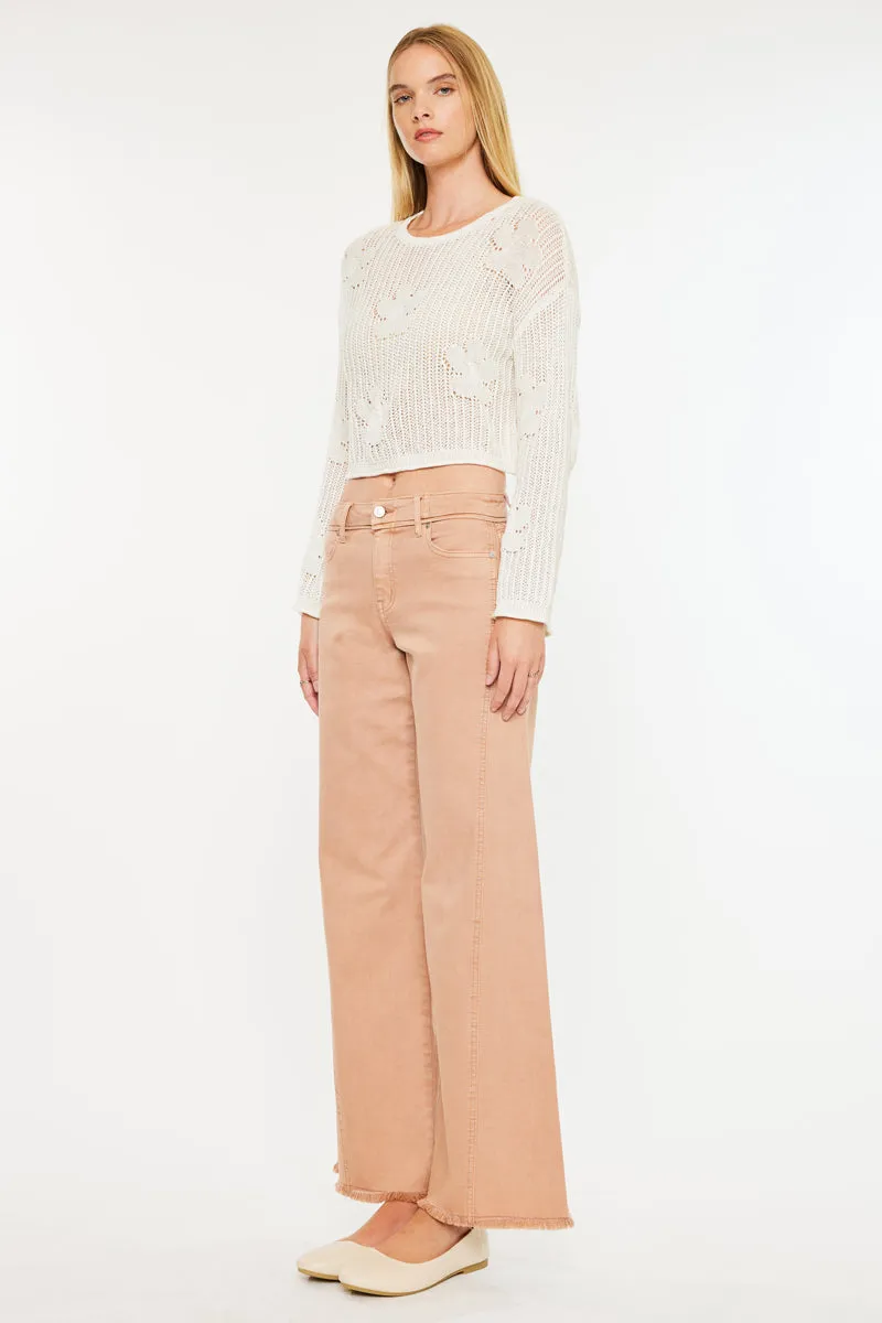 Marilu  High Rise Wide Leg Jeans