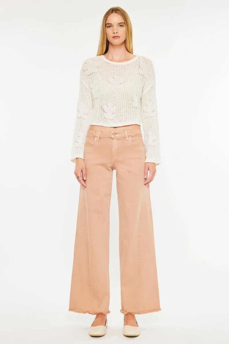 Marilu  High Rise Wide Leg Jeans